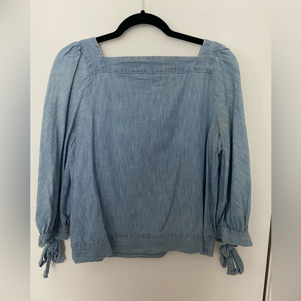 Gap Blue Blouse - Small